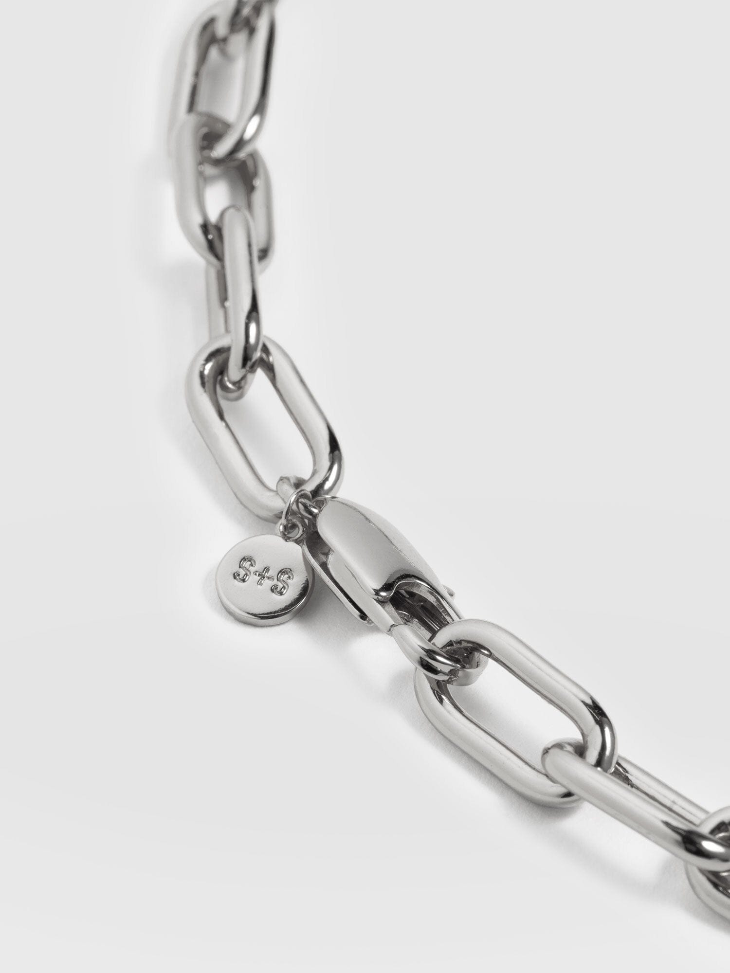 Cable Chain Necklace Silver - Women's Jewellery | Saint + Sofia® EU